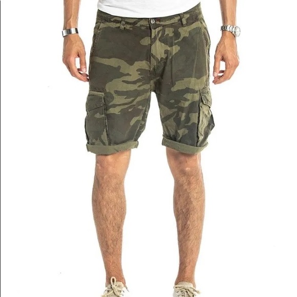NOHOW CAYO COTTON CARGO IN GREEN CAMO - Picture 11 of 11